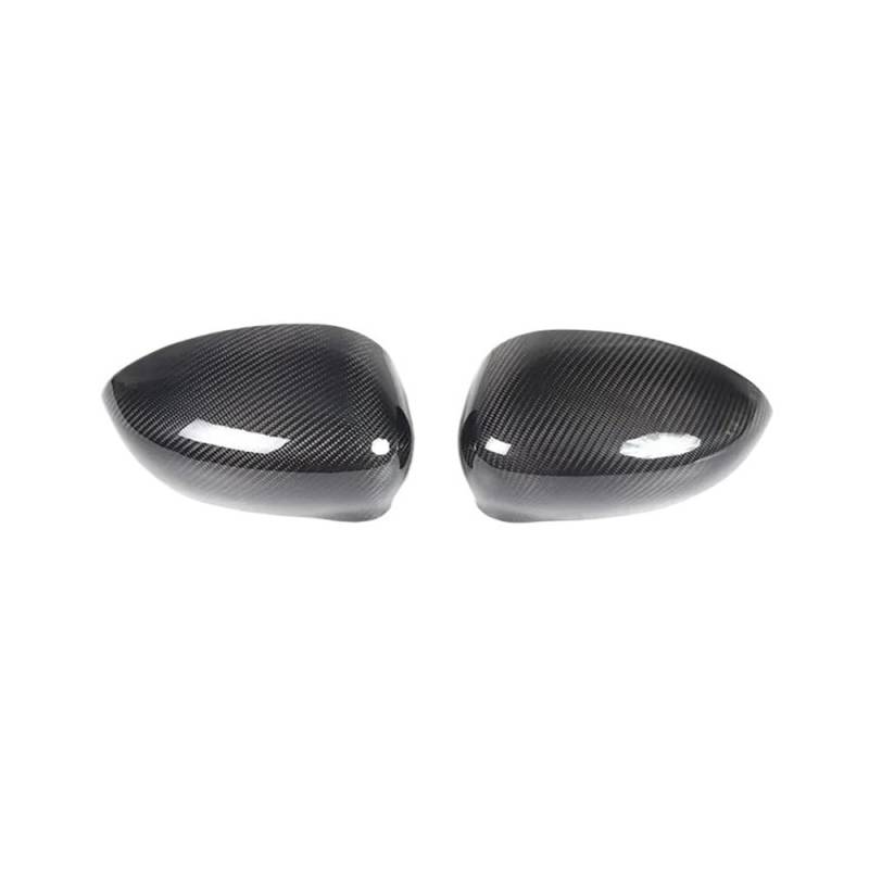 Seitenspiegelkappen Dry Carbon Auto Seitenspiegel Abdeckkappen Rückspiegel Shell Case Trim Für 500c Für Rande Für Punto 595 Für Abarth 695 2010-2024 Auto Rückspiegelkappe(Dry Carbon) von XKCMGSI
