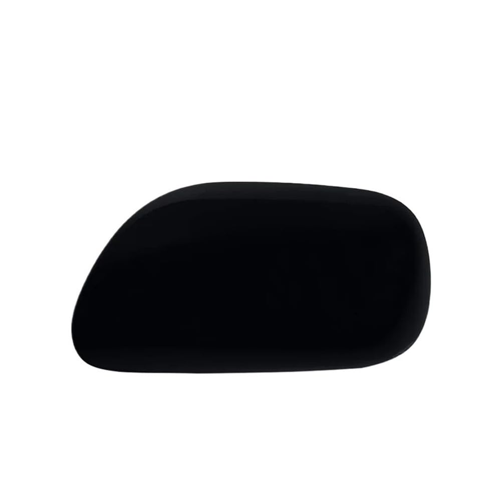 Seitenspiegelkappen Für Yaris 2008-2013 Autozubehör Rückspiegelabdeckung Seitenspiegel Gehäuse Shell Lackiert Auto Rückspiegelkappe(1pcs black left) von XKCMGSI