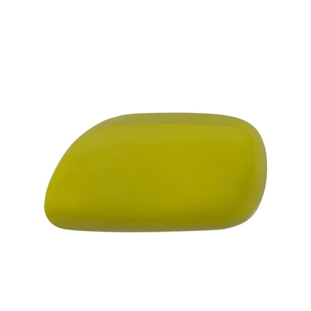 Seitenspiegelkappen Für Yaris 2008-2013 Autozubehör Rückspiegelabdeckung Seitenspiegel Gehäuse Shell Lackiert Auto Rückspiegelkappe(1pcs lemon yellow left) von XKCMGSI