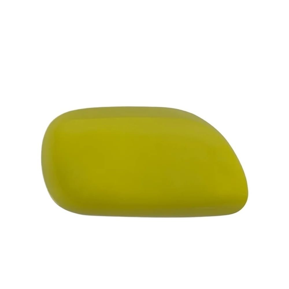 Seitenspiegelkappen Für Yaris 2008-2013 Autozubehör Rückspiegelabdeckung Seitenspiegel Gehäuse Shell Lackiert Auto Rückspiegelkappe(1pcs lemon yellow right) von XKCMGSI