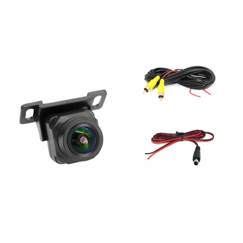 Einparkkamera Kamera AHD 1080P CCD CVBS 180 Grad Fisheye Objektiv Auto Vorne/Rückansicht Kamera Sternenlicht Nachtsicht Rückfahrkamera(Three Control 1080P) von XKOEHXJ