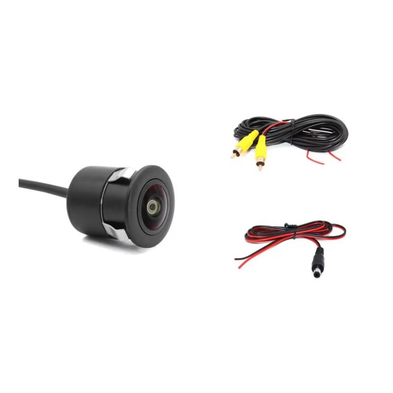 Einparkkamera Kamera Auto Kamera AHD 1080P 180 ° Mit Control Kabel IP68 Wasserdicht Nachtsicht Auto Radio Rückfahrkamera(720P) von XKOEHXJ