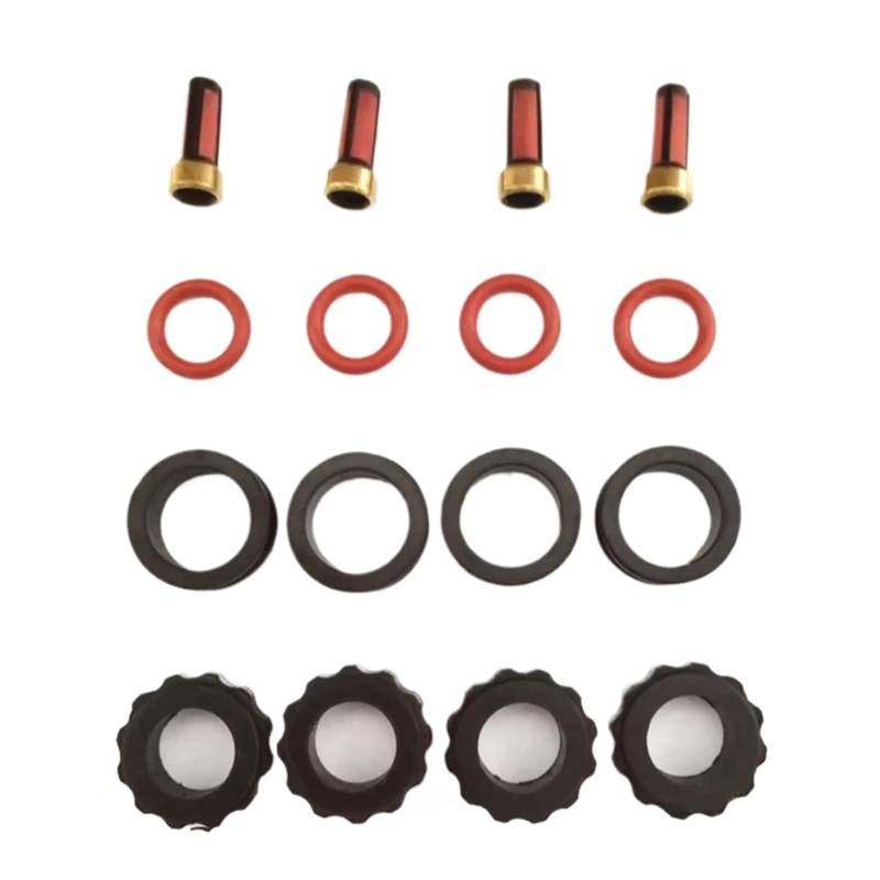 Einspritzventil Für Mazda 626 2,0 Für Protege 1,8 (für AY-RK066) 4set Kraftstoff Injektor Reparatur Kits Für INP780 INP781 780033R 78102YN Einspritzdüse von XKOEHXJ