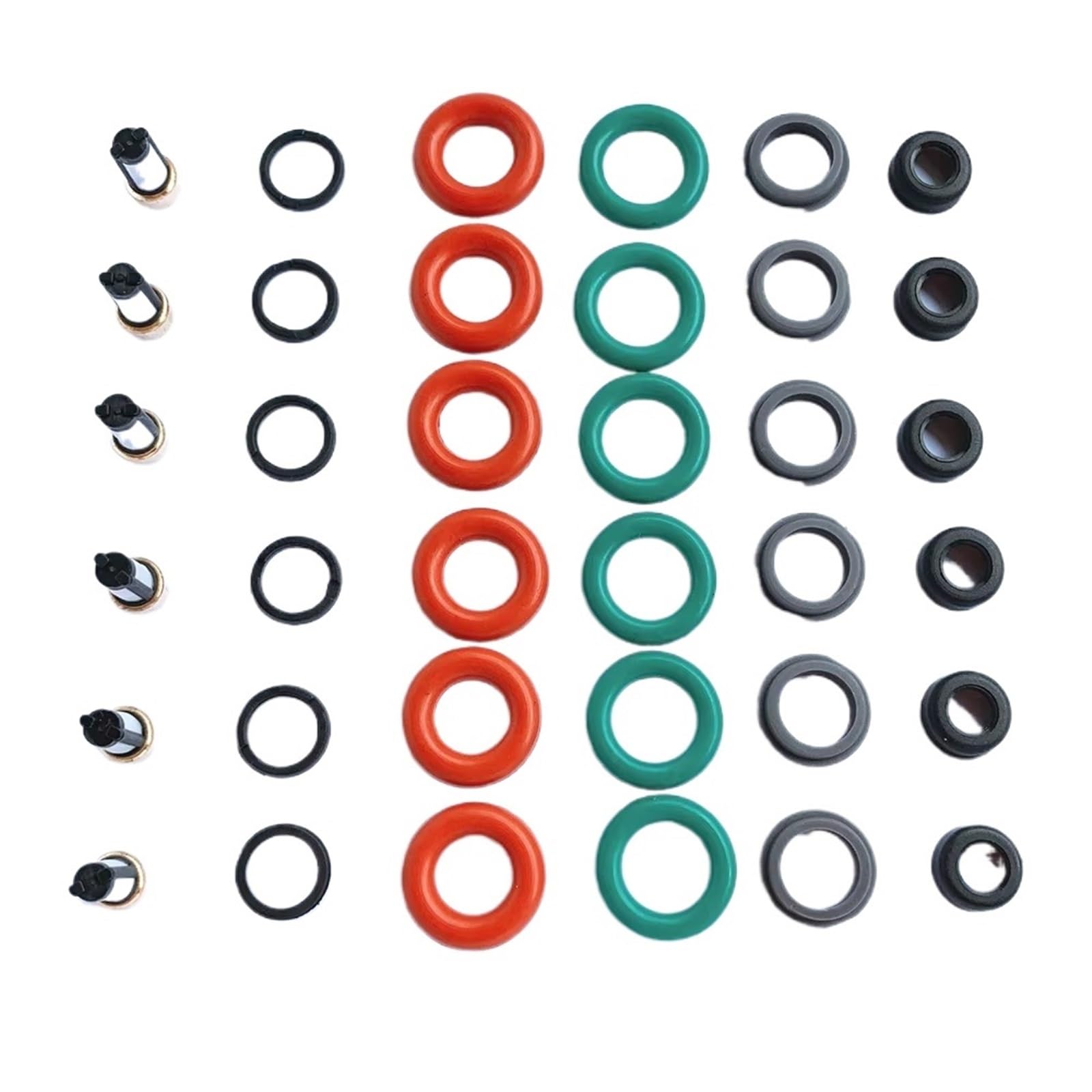 Einspritzventil Für Volvo S80 / V70 / XC60 AY-RK064 6Sets Kraftstoffinjektor-Reparatursätze Für Teile # 6G9N-AB LR001982 30777501 85212259 Einspritzdüse Einspritzventil Für Volvo S80 / V70 / XC60 AY-RK064 6Sets Kraftstoffinjektor-Reparatursätze Für Teile # 6G9N-AB LR001982 30777501 85212259 Einspritzdüse von XKOEHXJ