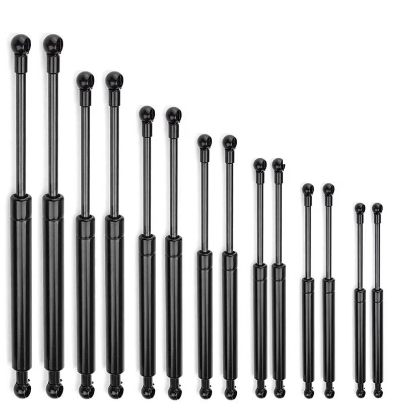 Heckklappendämpfer 2 STÜCK 400N 300/350/400/450/500/600mm Gasdruckfeder Bars Gasfeder Kofferraum Motorhaube Auto Caravans Türen Windows Heckklappe Bus Gasfeder Dämpfer Heckklappe(450mm-400N) von XKOEHXJ