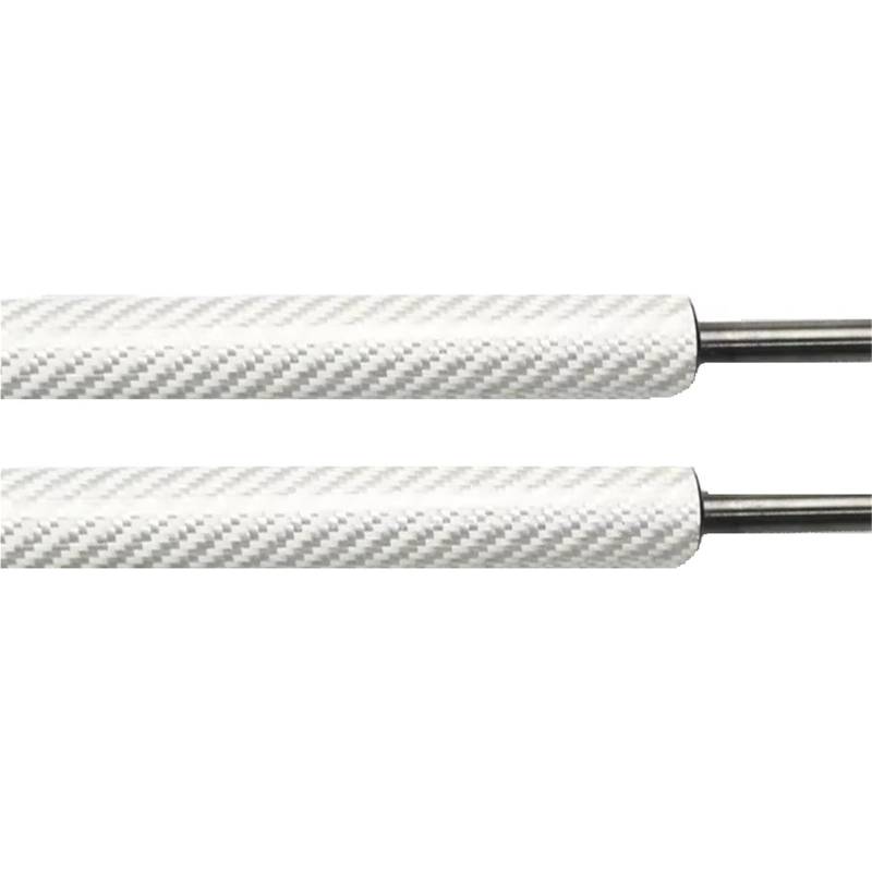 Heckklappendämpfer Für Chevrolet Für Camaro Für Coupe 1982-1992 16604428 Hinten Trunk-Boot Gas Streben Heckklappe Lift Unterstützt Gasfeder Dämpfer Heckklappe(Silver Carbon Fiber) von XKOEHXJ