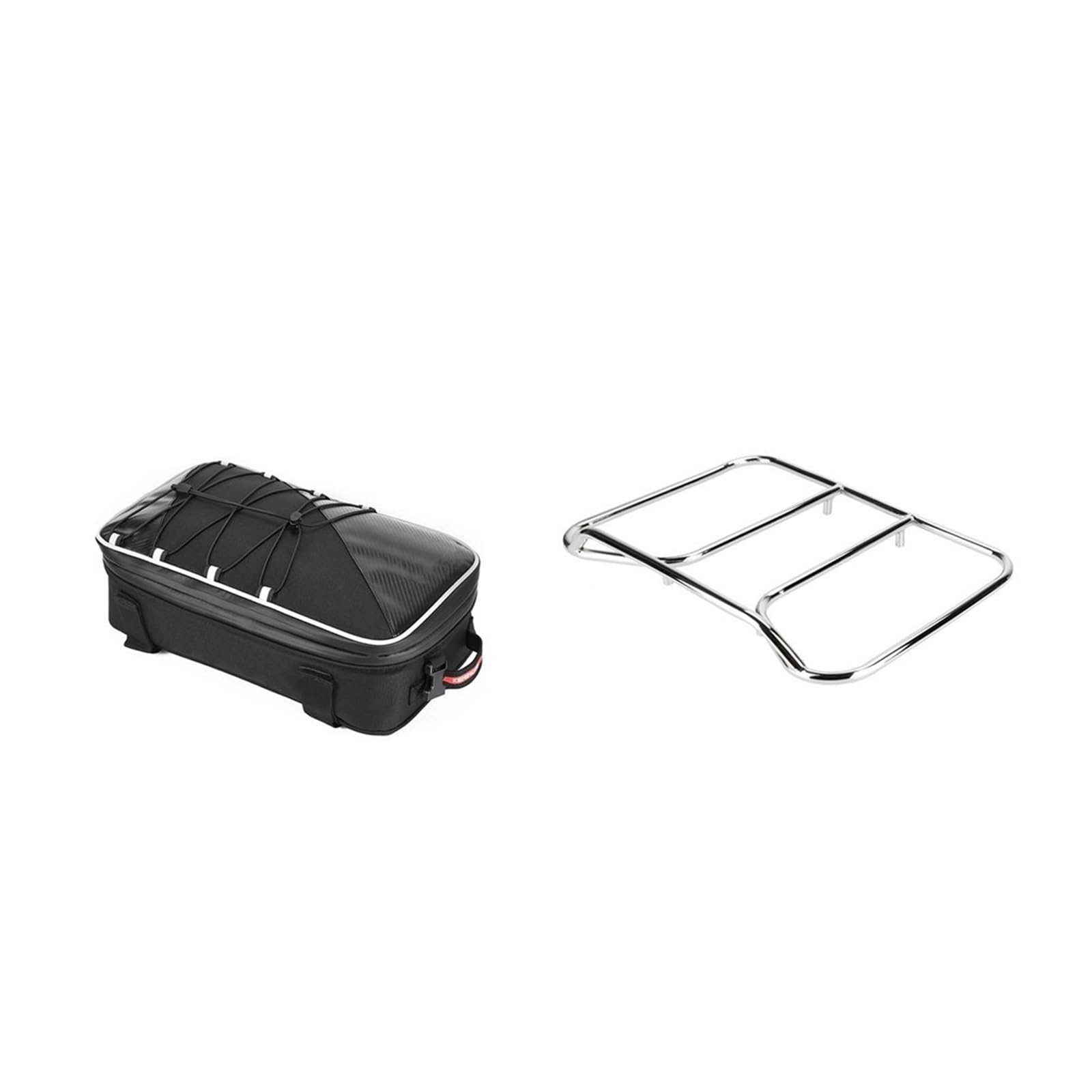 Hinterradgepäckträger Für F850GS F750GS F800GS F700GS GS 850GS Für Abenteuer LC Für ADV Gepäck Taschen Racks Fällen 2022 Top Fällen Rack Motorrad Gepäckträger(A Bag and Rack) von XKOEHXJ