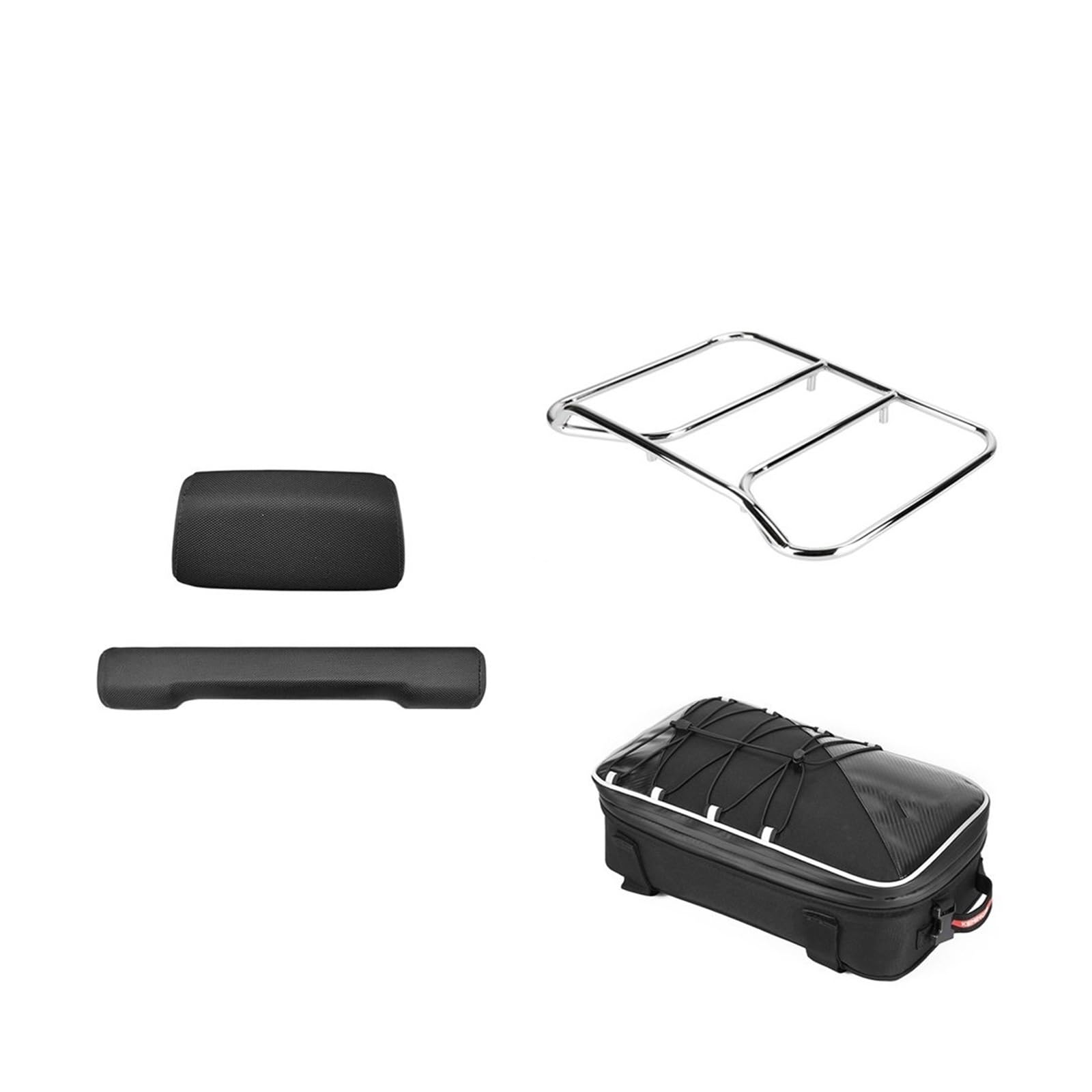 Hinterradgepäckträger Für F850GS F750GS F800GS F700GS GS 850GS Für Abenteuer LC Für ADV Gepäck Taschen Racks Fällen 2022 Top Fällen Rack Motorrad Gepäckträger(Whole Set) von XKOEHXJ