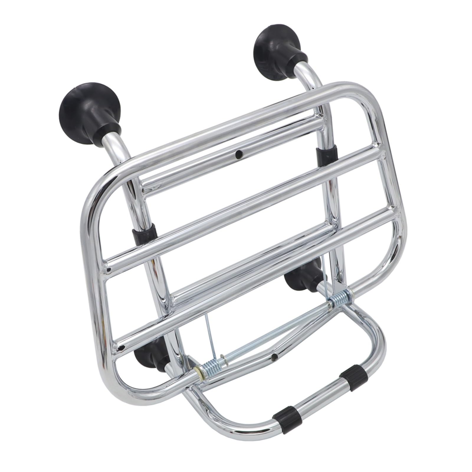 Hinterradgepäckträger Für Vespa Für Sprint Für Abenteuer Für Primavera 150 2016 2018 2019 Motorrad-Frontgepäckträgerhalterung 2017 Motorrad Gepäckträger(Silber) von XKOEHXJ