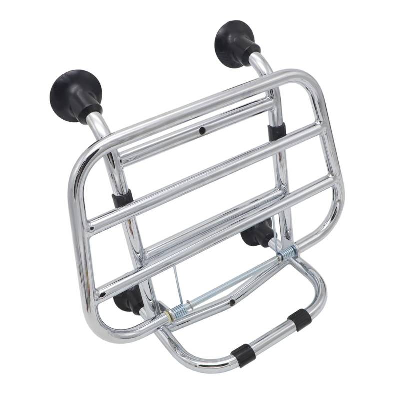 Hinterradgepäckträger Für Vespa Für Sprint Für Abenteuer Für Primavera 150 2016 2018 2019 Motorrad-Frontgepäckträgerhalterung 2017 Motorrad Gepäckträger(Silber) von XKOEHXJ