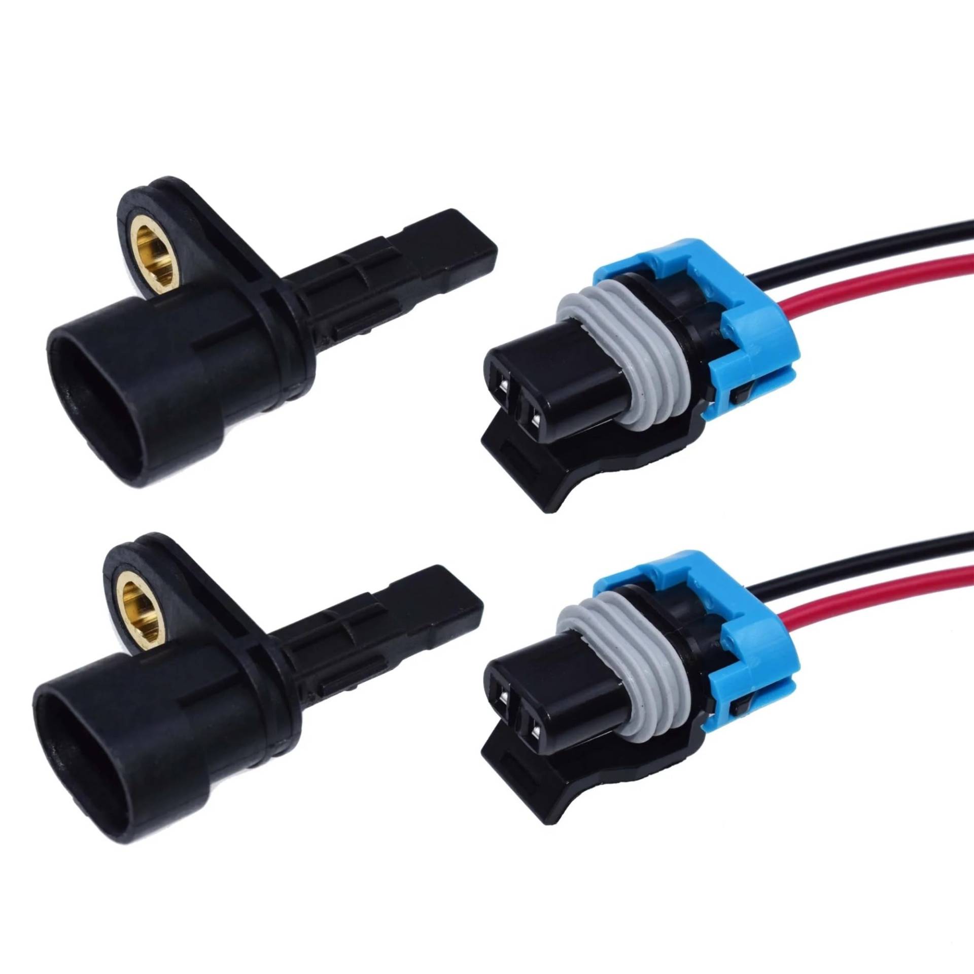 Sensor Raddrehzahl Für Chevrolet Für Caprice 2011 2012 2013 Hinten Links Rechts ABS Rad Geschwindigkeit Sensor 92211237 Drehzahlfühler(Total Kit X 2) von XKOEHXJ