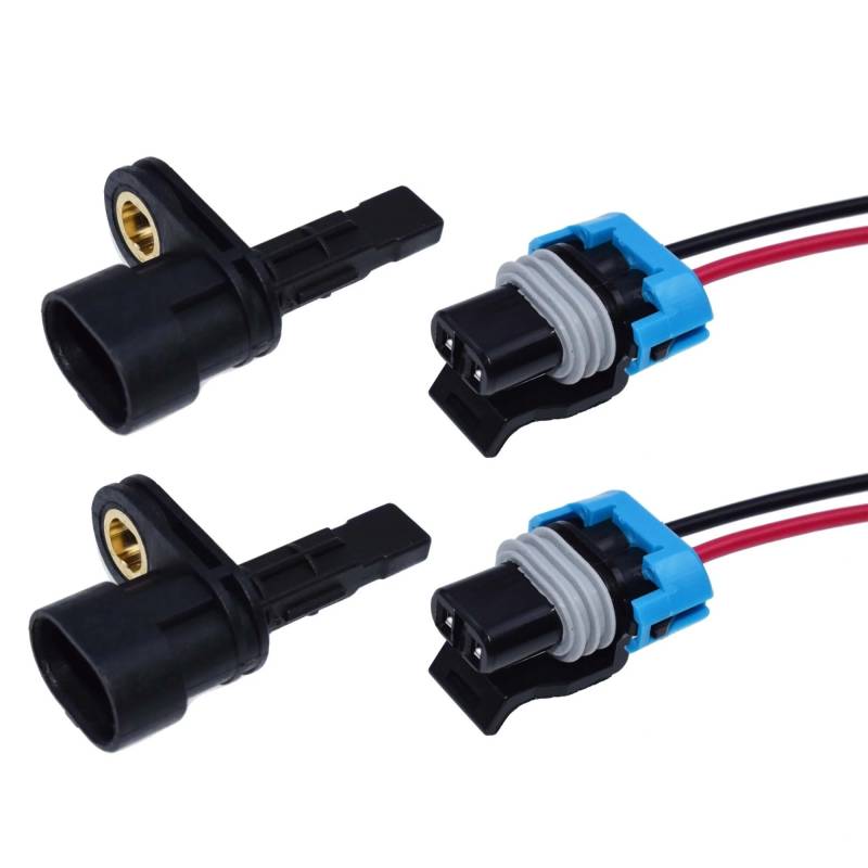 Sensor Raddrehzahl Für Chevrolet Für Caprice 2011 2012 2013 Hinten Links Rechts ABS Rad Geschwindigkeit Sensor 92211237 Drehzahlfühler(Total Kit X 2) von XKOEHXJ
