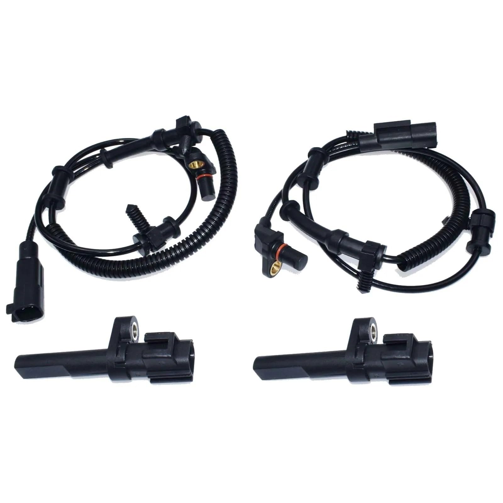 Sensor Raddrehzahl Für Dodge Für Ram 1500 2500 2004-2012 Vorne Hinten Links Rechts ABS Rad Geschwindigkeit Sensor 56028668AE 56028668AB 68060333AA Drehzahlfühler(1 Kit) von XKOEHXJ