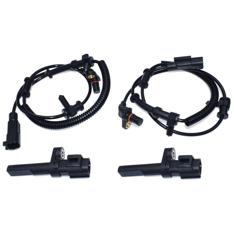 Sensor Raddrehzahl Für Dodge Für Ram 1500 2500 2004-2012 Vorne Hinten Links Rechts ABS Rad Geschwindigkeit Sensor 56028668AE 56028668AB 68060333AA Drehzahlfühler(1 Kit) von XKOEHXJ