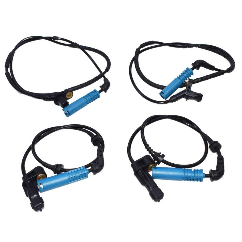 Sensor Raddrehzahl Für E46 Z4 320i 323i 330i 325i 328i 2000-2008 Vorne Hinten Links Rechts ABS Rad Geschwindigkeit Sensor 34526752681 34526752682 34526752683 Drehzahlfühler(1 Kit) von XKOEHXJ