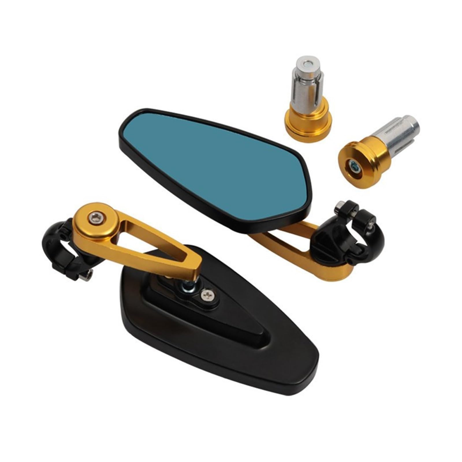 XKOEHXJ Motorroller Rückspiegel Für Ducati Für Monster 696 795 796 797 821 937 S2R 800 Motorrad 22mm 7/8 "Bar Grips End Rearview Außenspiegel Lenkerspiegel Motorrad(C) von XKOEHXJ