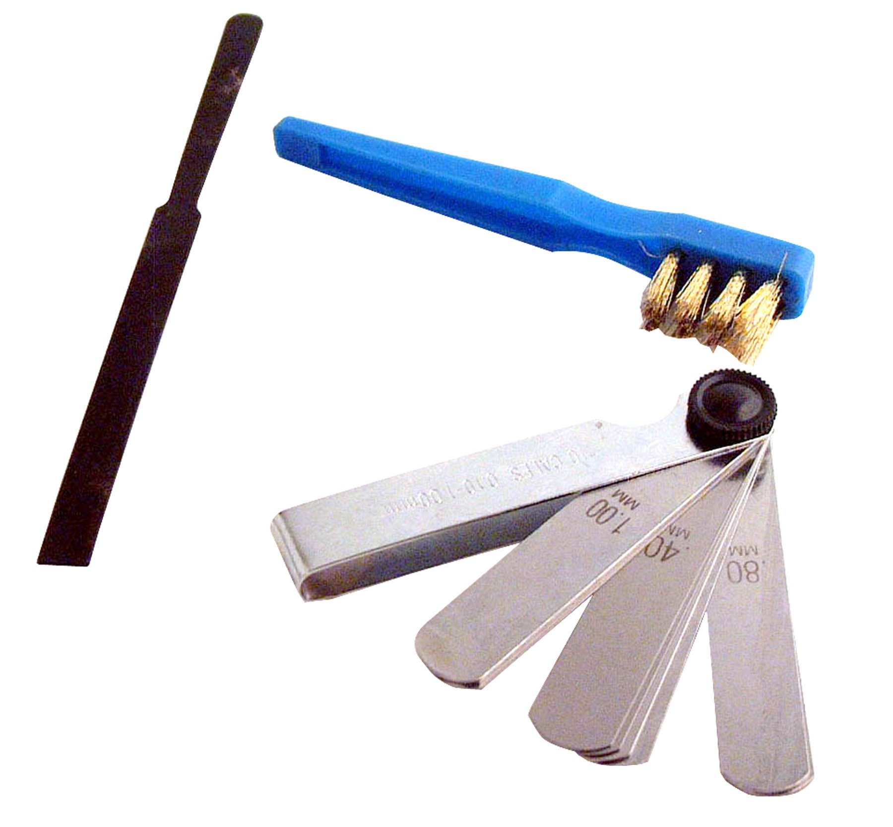 XLTECH 300204 Reinigungsset für Zündkerzen und Ventile: Bürste/Feile/10 Stärken von 0,1 bis 0,9 mm XLTECH 300204 Reinigungsset für Zündkerzen und Ventile: Bürste/Feile/10 Stärken von 0,1 bis 0,9 mm von XLTECH