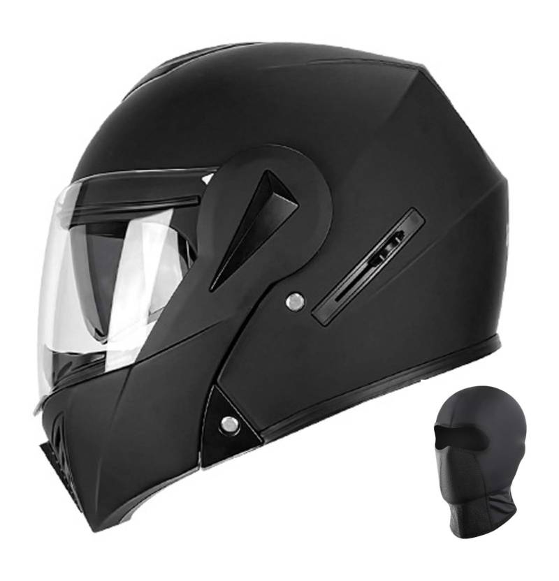 Modularer Integralhelm für Erwachsene, Klapphelm für Herren und Damen, ECE/DOT-zertifizierter modularer Motorradhelm mit Doppelvisier A,L(59-60CM) von XLGNXXL