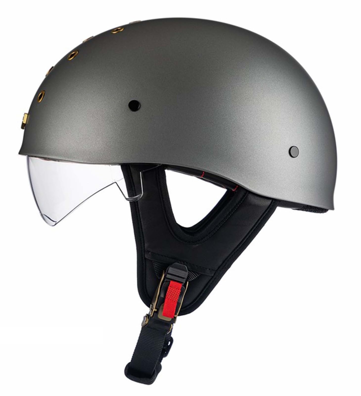Motorrad-Halbhelm Retro-Motorradhelm Motorradhelm für Erwachsene mit herausnehmbarem Innenfutter Geeignet für Erwachsene Männer und Frauen ECE/DOT-Zertifiziert C,L Motorrad-Halbhelm Retro-Motorradhelm Motorradhelm für Erwachsene mit herausnehmbarem Innenfutter Geeignet für Erwachsene Männer und Frauen ECE/DOT-Zertifiziert C,L von XLGNXXL