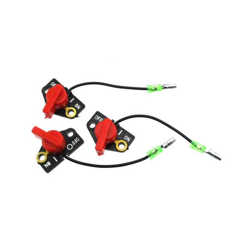 XLJOY On/Off Kill Motor-Stoppschalter 3 Stück für Robin Subaru EY28 EY27 EX13 EX17 EX21 EX27 EX30 EX35 EX40 EH36 EH41 Motor Subaru Robin EY15 EY20 von XLJOY