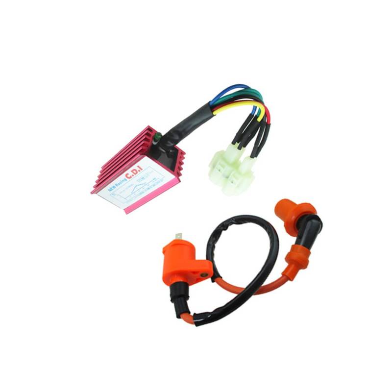 XLJOY Racing Zündspule CDI Box für GY6 50cc 125cc 150cc ATV Go Kart Moped Scooter von XLJOY