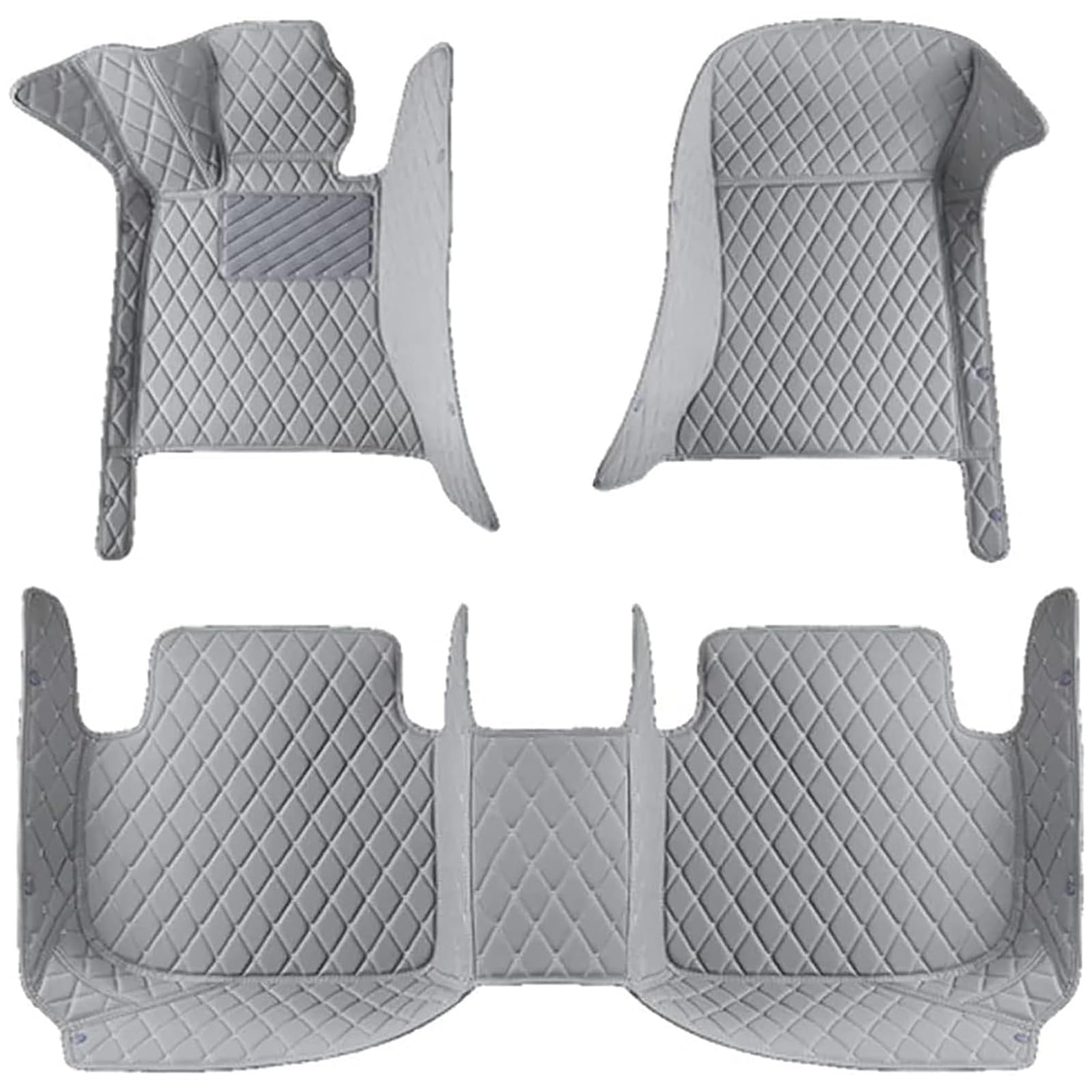 Auto FußMatten FüR Ford Ranger T9 Raptor Wildtrak XLT Fussmatten 2023 2024, Nach Maß Pu-Leder Allwetter All-Schutz wasserdichte rutschfeste Leder Auto FußMatten Set ZubehöR, Grey Auto FußMatten FüR Ford Ranger T9 Raptor Wildtrak XLT Fussmatten 2023 2024, Nach Maß Pu-Leder Allwetter All-Schutz wasserdichte rutschfeste Leder Auto FußMatten Set ZubehöR, Grey von XLKWNNAD