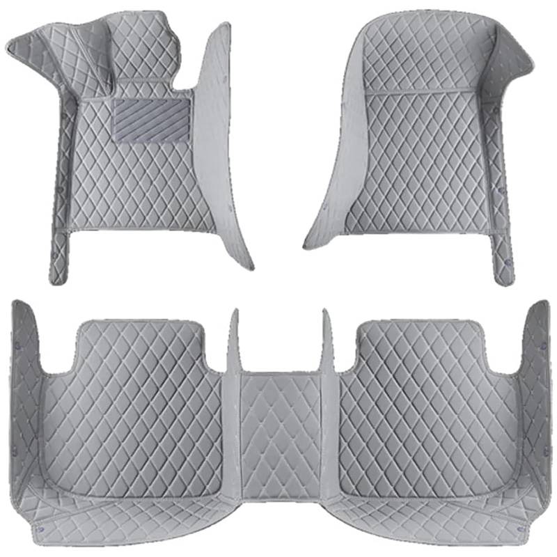 Auto FußMatten FüR Lexus 300h 2016 2017 2018 2019 2020, Nach Maß Pu-Leder Allwetter All-Schutz wasserdichte rutschfeste Leder Auto FußMatten Set ZubehöR, Grey von XLKWNNAD