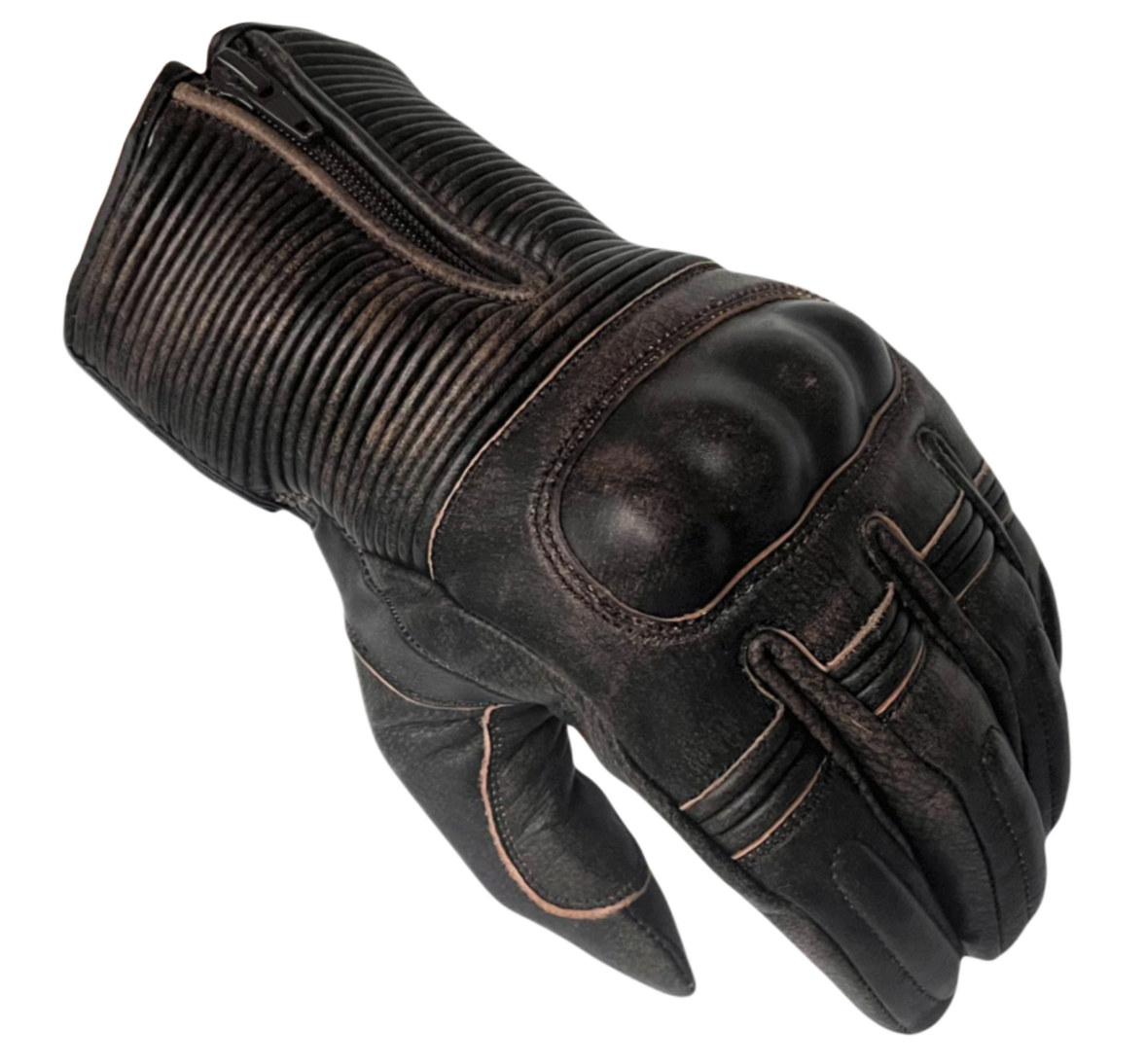 Handschuhe PALLAS Vintage Braun im Retro Look von XLS Classic Line