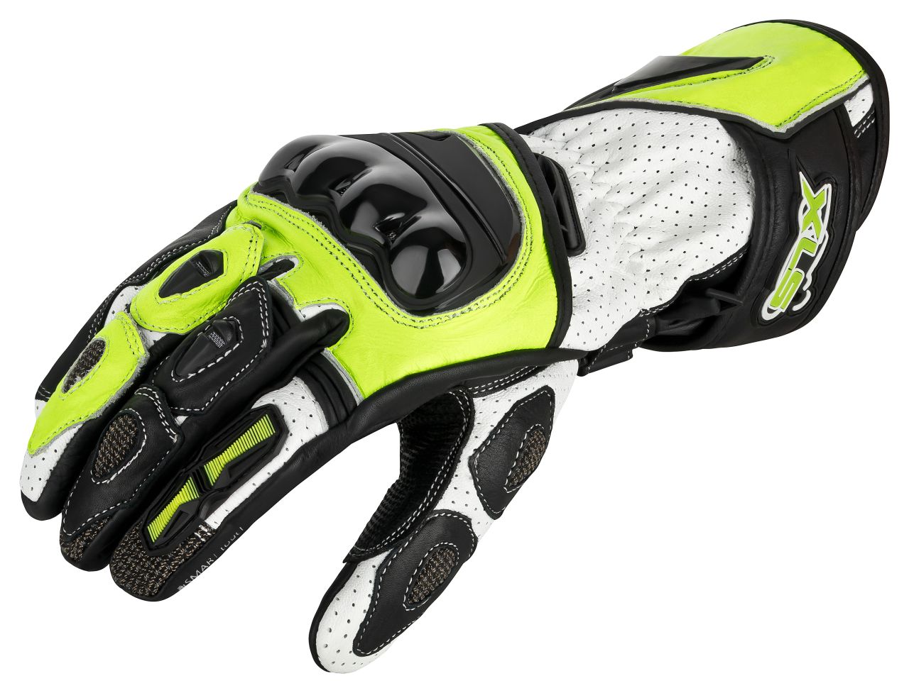 XLS Motorrad Handschuhe Neongelb von XLS