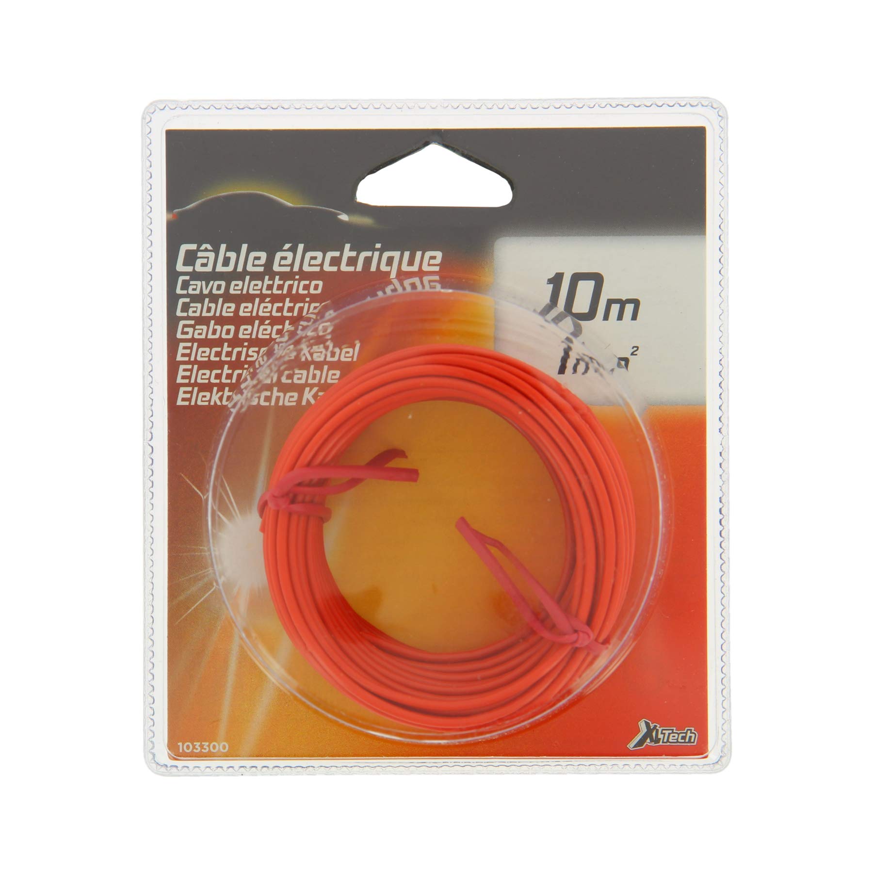 XLTECH 103300 Elektrisches Autokabel Ø1mm2x 10m rot XLTECH 103300 Elektrisches Autokabel Ø1mm2x 10m rot von XLTECH