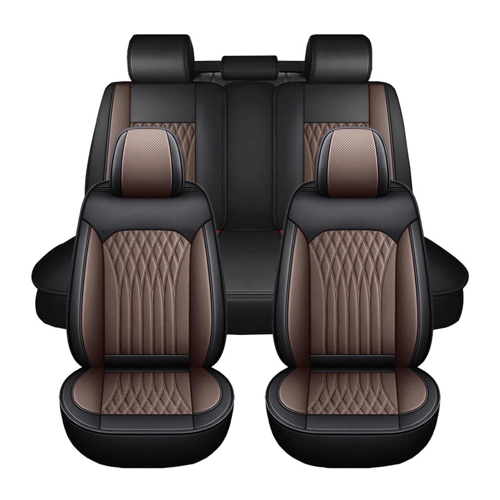 XLUMIO Auto Sitzbezüge Set für Jeep Wagoneer Wrangler Grand Cherokee Grand Commander, 5 Sitzer Autositzbezug Wasserdicht, All Wetter Leder Autositzschutzbezug, Autositzschoner Atmungsaktiv XLUMIO Auto Sitzbezüge Set für Jeep Wagoneer Wrangler Grand Cherokee Grand Commander, 5 Sitzer Autositzbezug Wasserdicht, All Wetter Leder Autositzschutzbezug, Autositzschoner Atmungsaktiv von XLUMIO