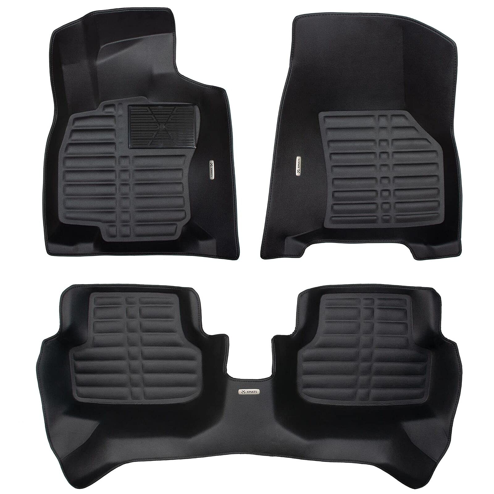 XMATS Premium Leder Fußmatten Set für Ford ECOSPORT ab 2012 | Luxus Design Automatten mit hohem Rand… XMATS Premium Leder Fußmatten Set für Ford ECOSPORT ab 2012 | Luxus Design Automatten mit hohem Rand… von XMATS