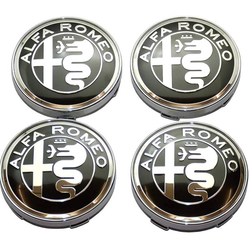 4 Stück Auto Radnabendeckel für Alfa Romeo 147 2003-2010 50.25MM, Radnabenkappen Nabendeckel Radnabenabdeckung Felgendeckel Felgenkappen Auto Zubehör,C von XMCMBS