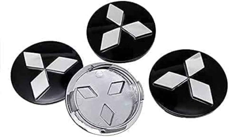 4 Stück Auto Radnabendeckel für Mitsubishi ASX Lancer Outlander Eclipse Pajero 60mm, Radnabenkappen Nabendeckel Radnabenabdeckung Felgendeckel Felgenkappen Auto Zubehör von XMCMBS