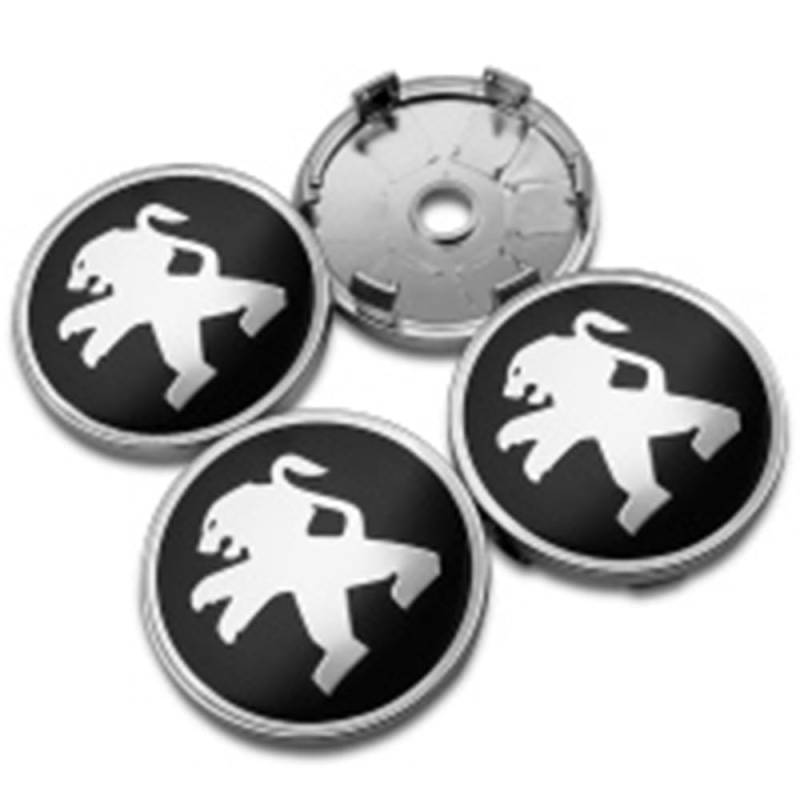 4 Stück Auto Radnabendeckel für Peugeot 206CC 207CC 3008 307CC 307SW 60mm, Radnabenkappen Nabendeckel Radnabenabdeckung Felgendeckel Felgenkappen Auto Zubehör,A von XMCMBS