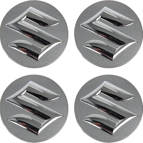 4 Stück Auto Radnabendeckel für Suzuki SX4 54mm, Radnabenkappen Nabendeckel Radnabenabdeckung Felgendeckel Felgenkappen Auto Zubehör von XMCMBS