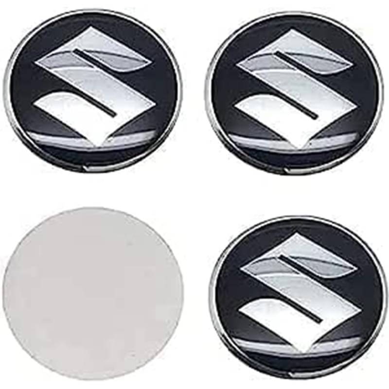 4 Stück Auto Radnabendeckel für Suzuki Samurai SX4 S Swift Jimny 56mm, Radnabenkappen Nabendeckel Radnabenabdeckung Felgendeckel Felgenkappen Auto Zubehör von XMCMBS