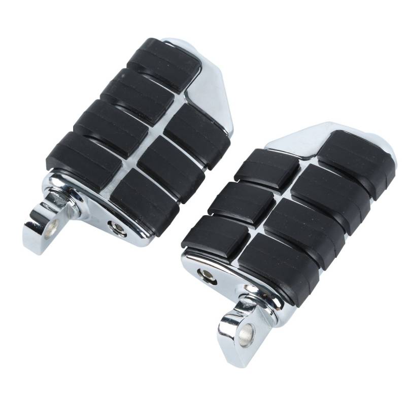 XMT-MOTOR Motorrad 10mm Stoßfeste Fußrasten Trittbrett Pedal Kompatibel mit Harley Road King Sportster xl 883 xl 1200 von XMT-MOTOR