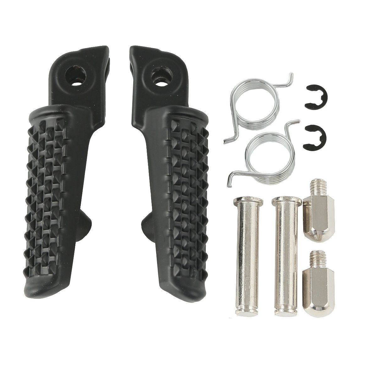 XMT-MOTOR Motorrad Vorne Fahrer Fußrasten Fußstützen Geeignet für CBR600RR 2003-2023 CBR1000RR 2004-2023 CB1000R 2008-2023 XMT-MOTOR Motorrad Vorne Fahrer Fußrasten Fußstützen Geeignet für CBR600RR 2003-2023 CBR1000RR 2004-2023 CB1000R 2008-2023 von XMT-MOTOR