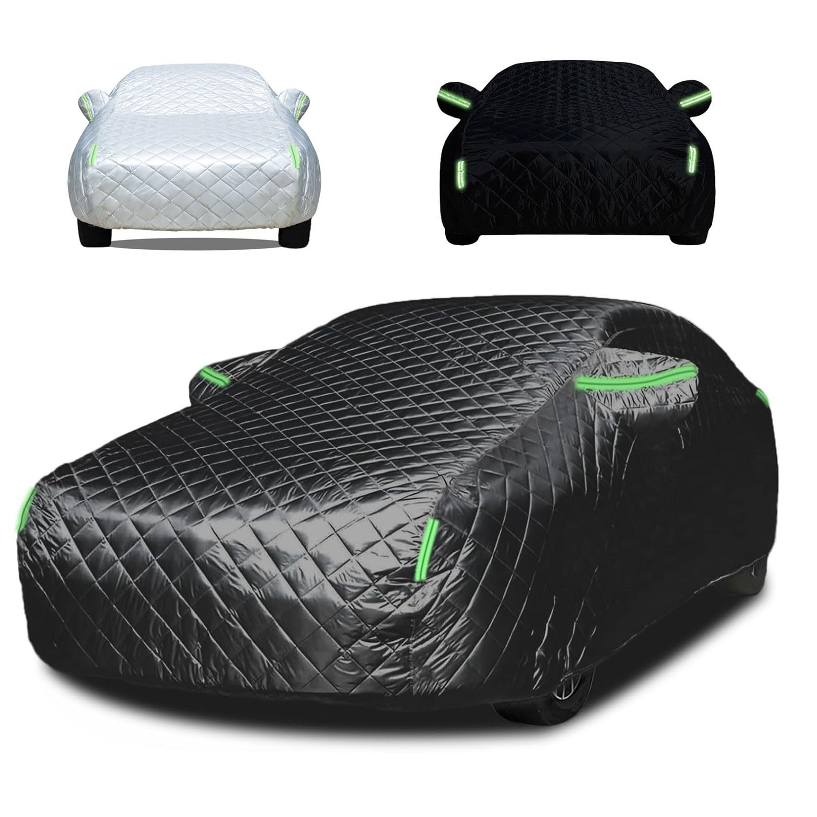 Hagelschutz Autoabdeckung für 𝖩eep Renegade 2019-2023, Outdoor Autoabdeckung mit linkem Reißverschluss Hagelabdeckung Schneefest Regenfest Staubdicht UV Und Reißfest Wasserdicht Sonnenschutz(Black) Hagelschutz Autoabdeckung für 𝖩eep Renegade 2019-2023, Outdoor Autoabdeckung mit linkem Reißverschluss Hagelabdeckung Schneefest Regenfest Staubdicht UV Und Reißfest Wasserdicht Sonnenschutz(Black) von XMYAN