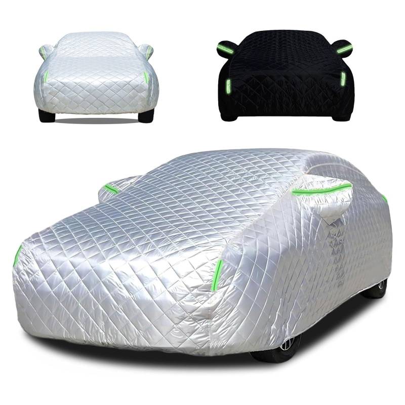 Hagelschutzplane Auto für 𝖠ston Martin DB9 2005-2012, Outdoor Autoabdeckung mit linkem Reißverschluss Hagelabdeckung Schneefest Regenfest Staubdicht UV Und Reißfest Wasserdicht Sonnenschutz(Silver) von XMYAN