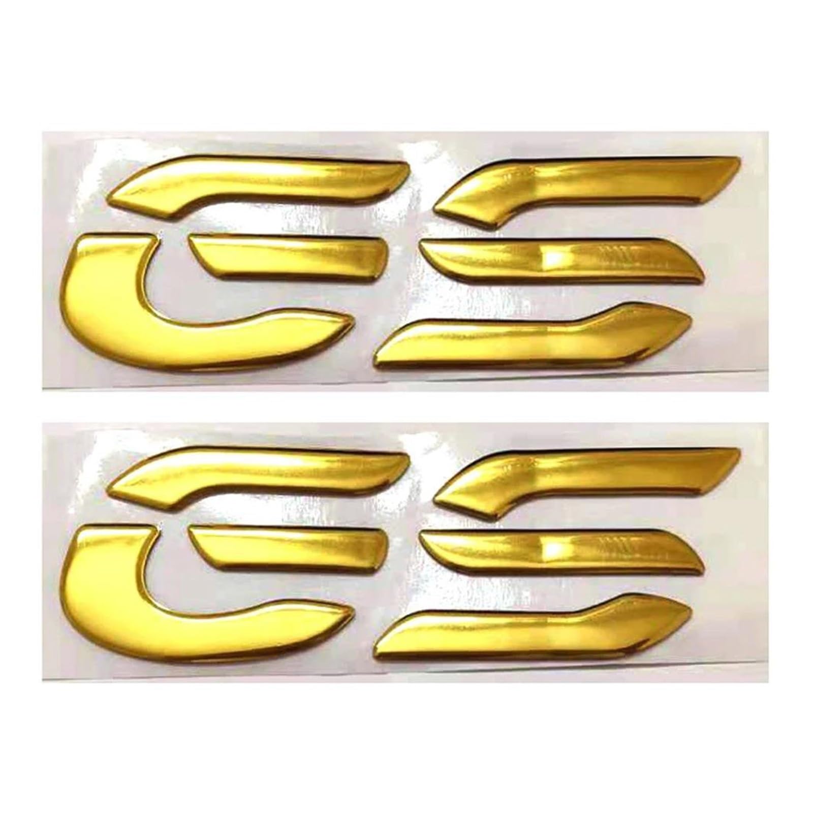 XNASU Personalisiert Für BMW R1200 GS R1200GS 3D Emblem Abzeichen Aufkleber R1200GS Tank Rad Aufkleber Weicher PVC Aufkleber(Gold B) von XNASU