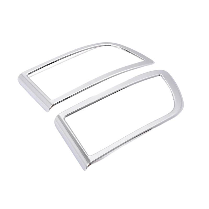 XNFUR 2 Stück Auto-Nebelschlussleuchte, Nebelscheinwerfer-Abdeckung, passend for Toyota, Land Cruiser Prado FJ120 2003–2009, Chrom Nebelscheinwerfergehäuse-Ziersatz von XNFUR