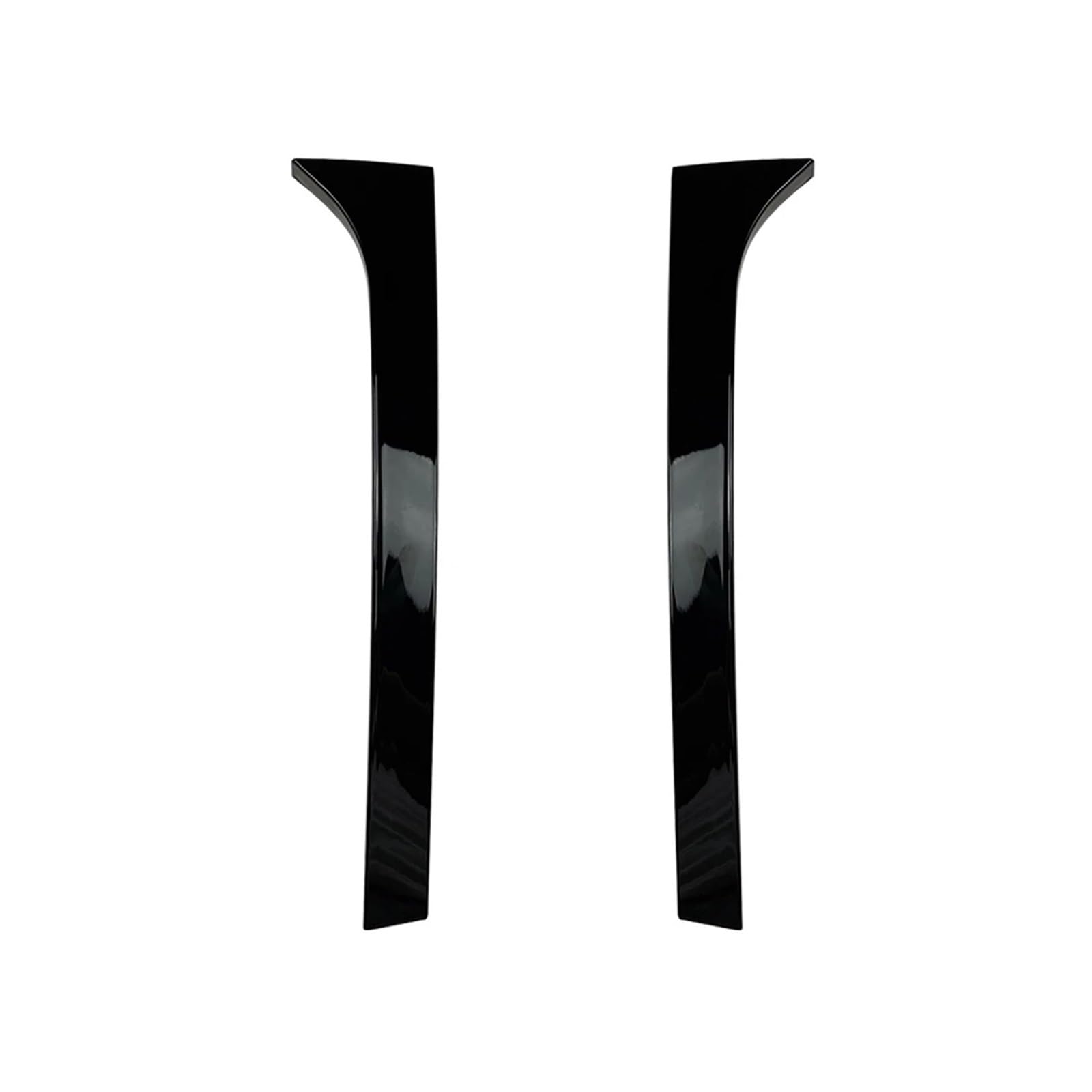 XNFUR 2 Stück Heckscheiben-Seitenflügel-Spoiler-Splitter-Aufkleber, passend for Skoda, Superb Estate B6 2008–2015, glänzendes schwarzes Dach Auto-Heckscheibenspoiler von XNFUR