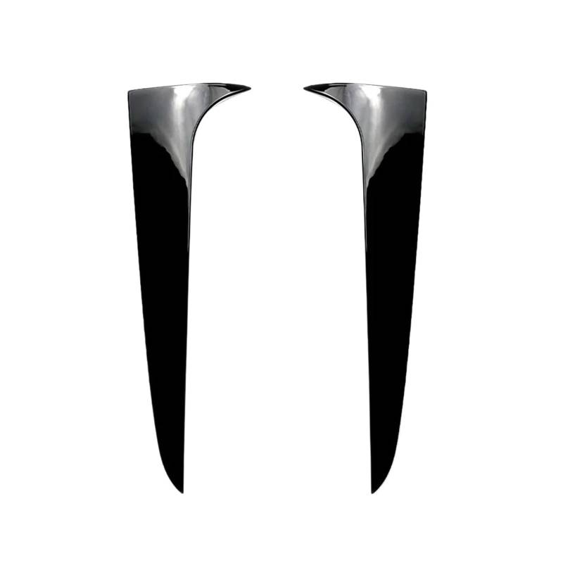 XNFUR 2 Stück Heckscheiben-Seitenspoiler-Flügel-Aufkleber, passend for X3, F25 2011–2017, Canards Splitter Body Kits, Tuning, ABS, glänzend schwarz Auto-Heckscheibenspoiler von XNFUR