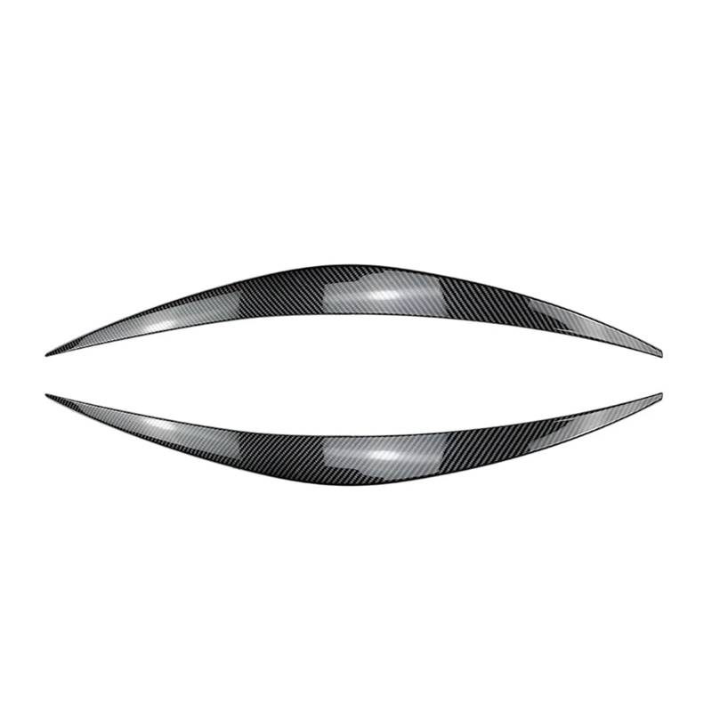 XNFUR 2X Scheinwerfer-Augenbrauen-Aufkleber, passend for Hyundai, I30N N-Line RS Active Performance 2017–2020, 3D-Tuning, ABS, Auto-Augenlid Scheinwerfer-Augenbrauenauflage ﻿(Carbon Look) von XNFUR