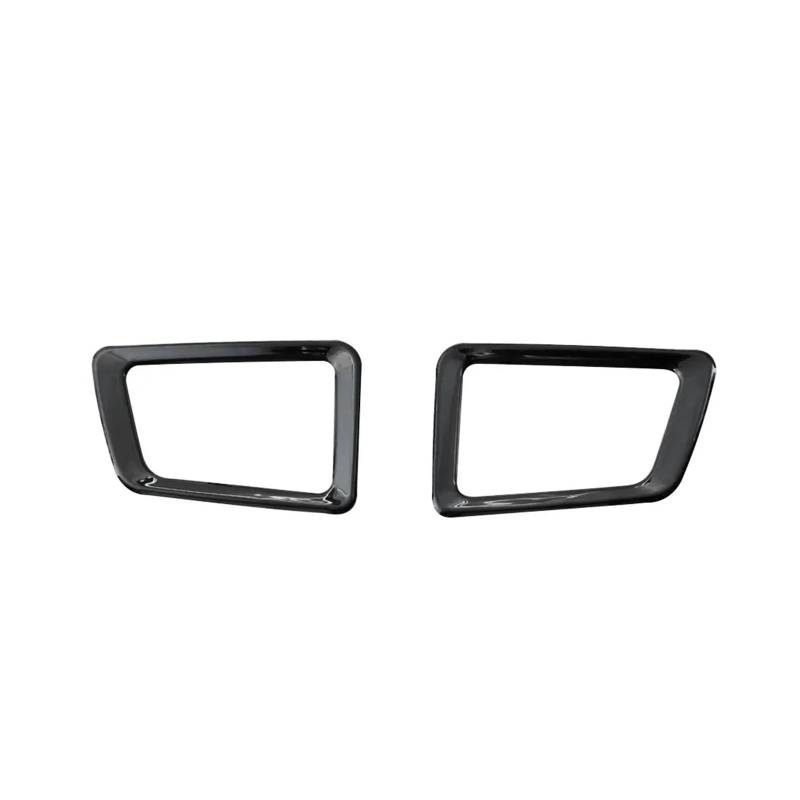 XNFUR Aufkleber for die Klimaanlagen-Abdeckung im Auto, passend for Ford, Everest Ranger 2015–2018, Innenraum-Armaturenbrett AC-Entlüftungs-Zieraufkleber(Black) von XNFUR