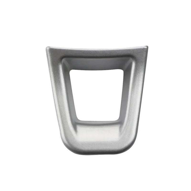 XNFUR Aufkleber for die Lenkradabdeckung im Auto, passend for VW, passend for Golf 7 7.5, Jetta MK5 MK6 2015, Polo 2014–2021, Passat B7 2015–2021, Troc 2017 Lenkrad-Schild-Aufkleber(Matt Silver) von XNFUR