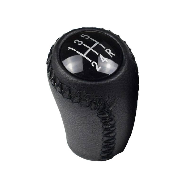 XNFUR Auto 5-Gang-Schaltknauf-Stick, passend for Mazda, 3 5 6 CX-7 MX-5 Lederschalthebel Schaltknauf von XNFUR