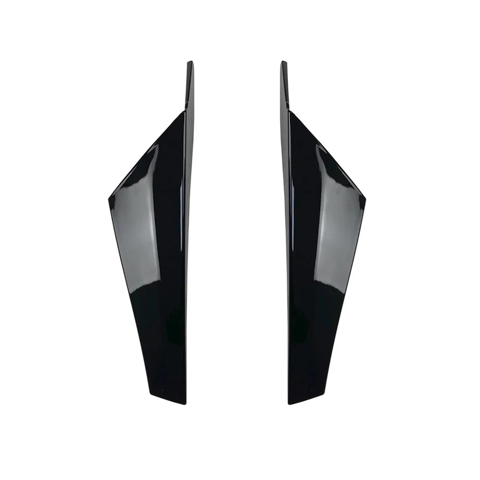 XNFUR Auto-Heckfenster-Seitenflügel, passend for Volkswagen, passend for Golf 8 MK8 GTI GTD TSI TDI 2020–2023, Heckspoiler Canard Canards Splitter Auto-Heckscheibenspoiler(Gloss Black) von XNFUR